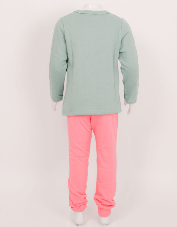 Conjunto Infantil Feminino Blusão e Calça Jogger Moletom Brandili - Image 3