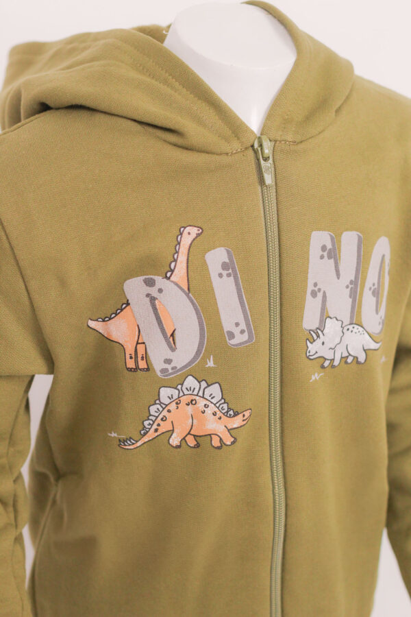 Conjunto Infantil Masculino Jaqueta e Calça Jogger em Moletom Brandili - Image 3