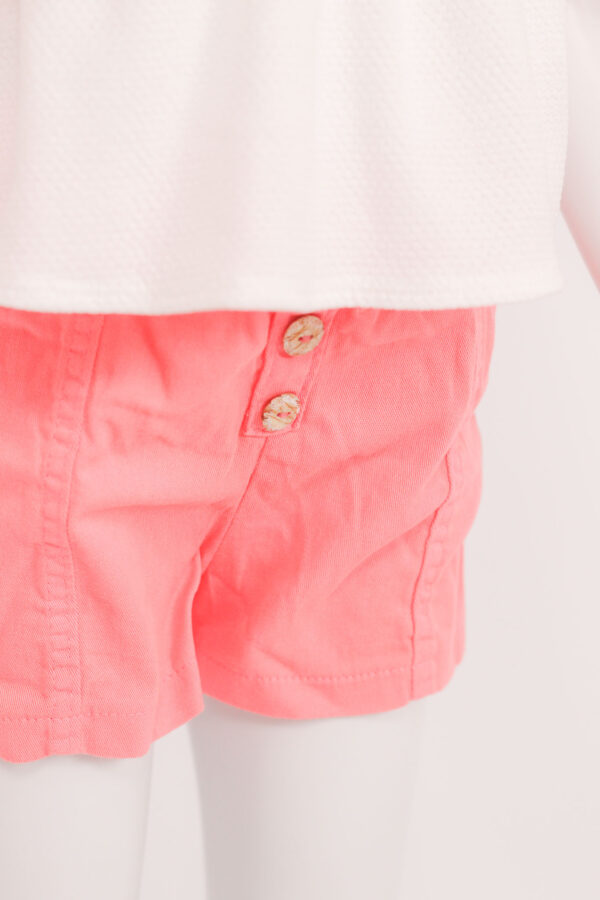 Conjunto Infantil Feminino Bata Regata e Short INFANTI - Image 3