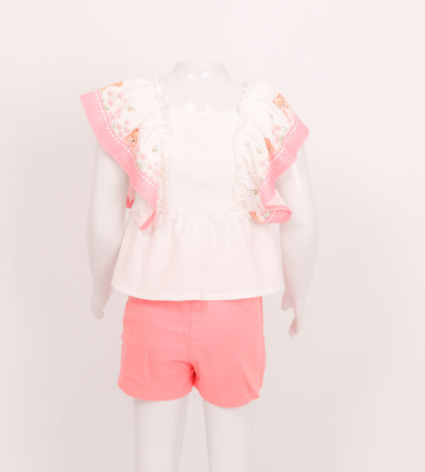 Conjunto Infantil Feminino Bata Regata e Short INFANTI - Image 4