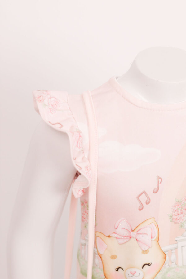 VESTIDO INF FEM MALHA COMFY COM BOLSA EM FLEECE INFANTI - Image 3