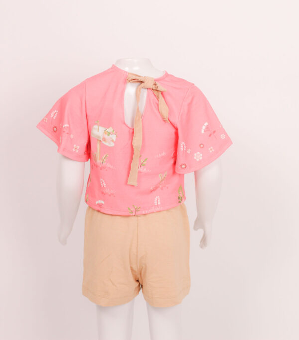 Conjunto Infantil Feminino Blusa Boxy e Short INFANTI - Image 2