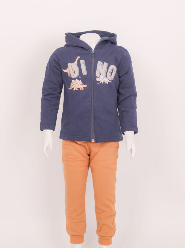 Conjunto Infantil Masculino Jaqueta e Calça Jogger Moletom Brandili