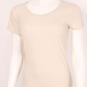 Blusa Feminina Canelada Manga Curta Lunender