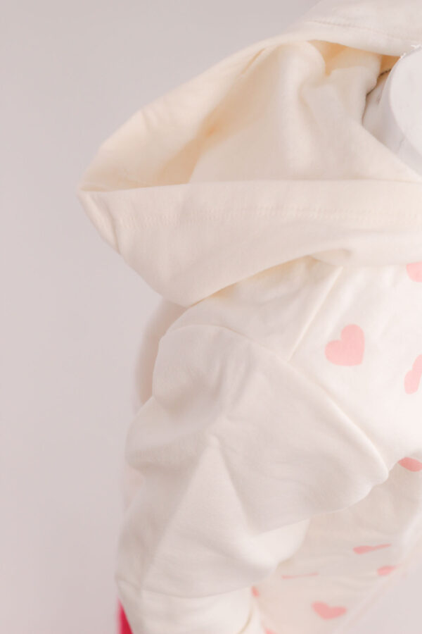 Conjunto infantil feminino jaqueta com capuz e calça Rovite - Image 3