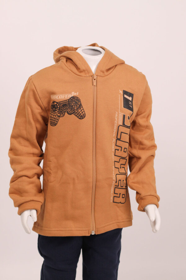 Conjunto infantil masculino jaqueta e calça jogger moletom Brandili - Image 2