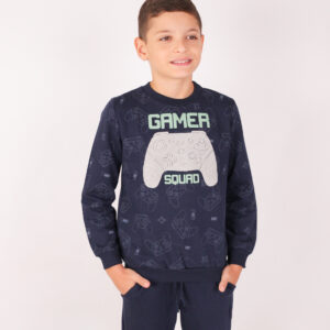 CONJUNTO MOLETOM INF MASC TILEESUL