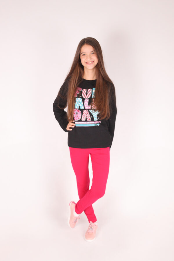 CONJUNTO MOLETOM M/L INF FEM BRANDILI