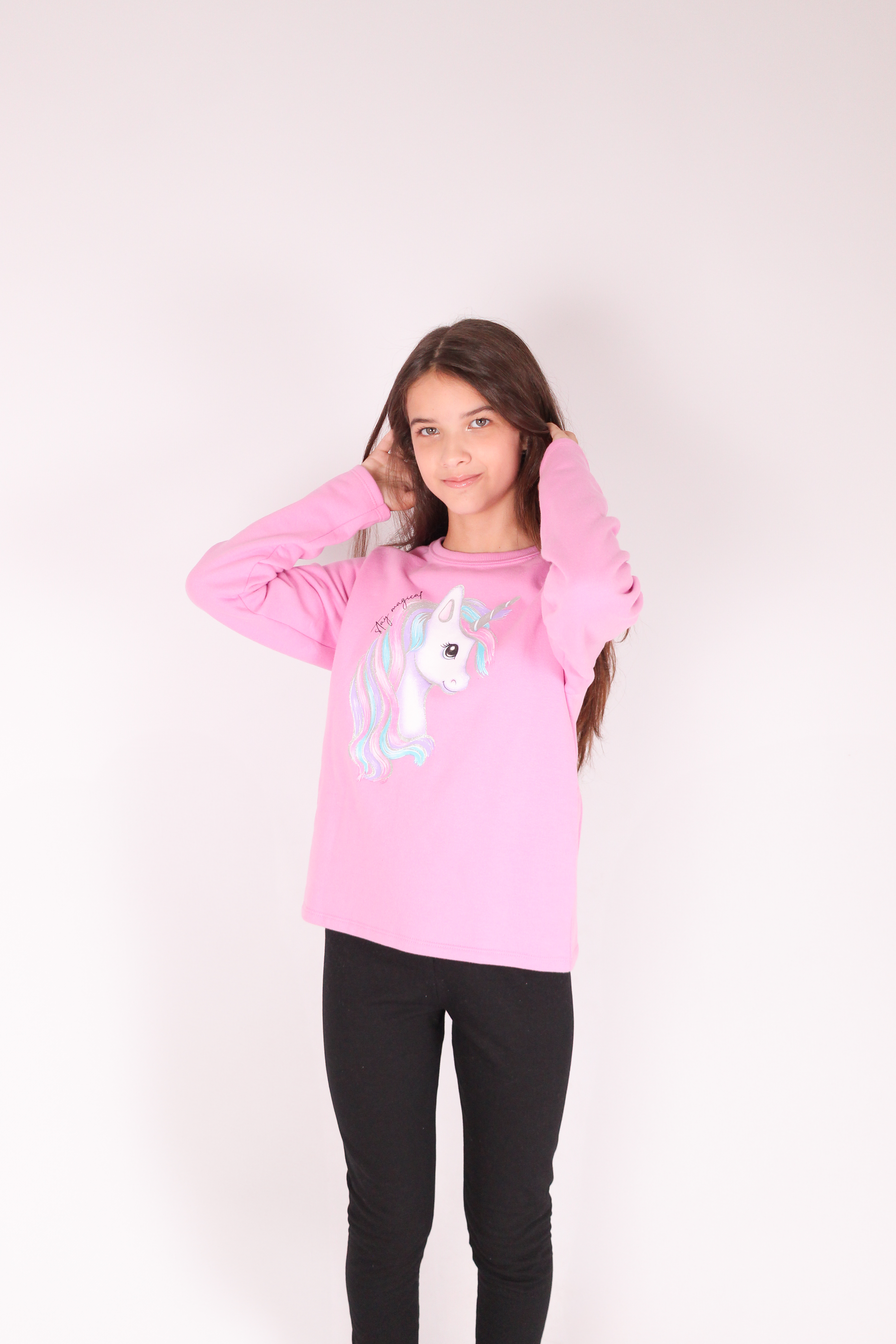 CONJUNTO MOLETOM M/L INF FEM BRANDILI