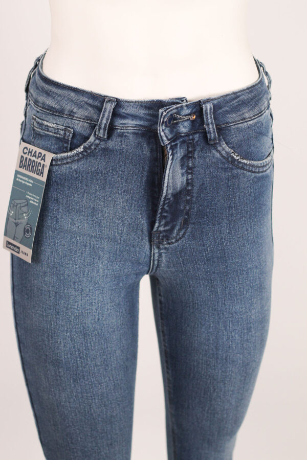 Calça Feminina Jeans com Elastano Lunender - Image 2