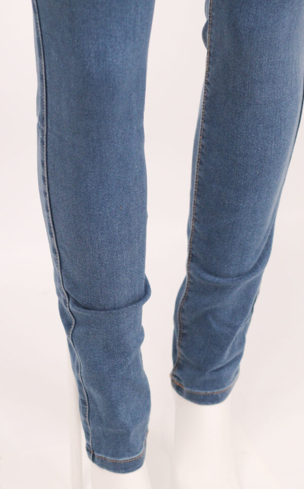 Calça feminina jeans com elastano Lunender - Image 3