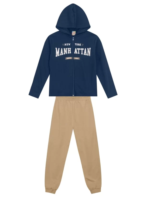 CONJUNTO INF MASC JAQUETA E CALCA JOGGER BRANDILI